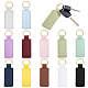 60Pcs 12 Colors PU Leather Keychains(KEYC-WA0001-04)-1