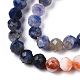 Natural & Synthetic Mixed Gemstone Beads Strands(G-D080-A01-02-25)-3