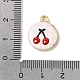 Printed Alloy Pendants(ENAM-F160-03B-G)-3