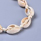 Colliers de perles coquille cauris(X-NJEW-JN02397-01)-3
