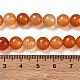 Round Natural Red Agate Bead Strands(G-M257-8mm-26)-4