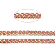 Golden Brass Enamel Curb Chain(CHC-H103-07F-G)-2