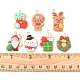 14Pcs 7 Styles Christmas Theme Opaque Resin Pendants(FIND-FS0001-51)-6