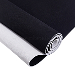 Mercerized Velvet Cotton Fabric for Car Roof Lining, Black, 2000x1500x3mm(AJEW-WH0596-415A)