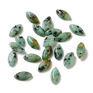 Natural African Turquoise(Jasper) Cabochons, Horse Eye, 8x4x2.5~3mm(G-F772-01B-14)