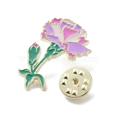 Flower Alloy Enamel Pin Brooches(JEWB-C029-06B-G)-3