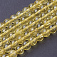 Synthetic Citrine Beads Strands(G-C076-8mm-6A)-1