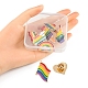 8Pcs 8 Style Rianbow Color Pride Flag Enamel Pins Set(JEWB-YW0001-01)-6