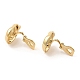 Alloy Clip-on Earring Findings(FIND-L015-010G)-2