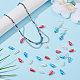 300個 3 色の ABS プラスチックビーズ(CCB-AR0001-12)-4