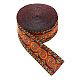 Ethnic style Embroidery Polyester Ribbons(OCOR-WH0063-31)-1