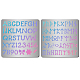 2pcs 2 styles matrices de découpe en acier inoxydable pochoirs(DIY-WH0413-001)-1