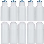Sponge Head Applicator Bottle, HDPE(High Density Polyethylene) Liquid Liniment Bottle, Refillable Skin Care Cosmetic Travel Container, Snow, 9.6x3.7cm, Capacity: 50ml(1.69fl. oz)(DIY-WH0410-69)