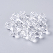Acrylic Beads, Round, Clear, 16mm, hole: 2mm, about 210pcs/500g(PL529)