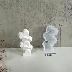 Decoration DIY Silicone Mold, Resin Casting Molds, for UV Resin, Epoxy Resin Craft Making, Heart, 130x70x30mm, Inner Diameter: 118x45mm(DIY-K077-02D)