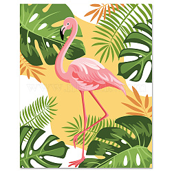 Rectangle with Face Pattern Paper, Gift Wrapping Paper, Across, Flamingo Shape, 350x280x0.5mm(DIY-WH0349-119T)