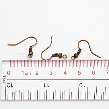 Earring Jewelry Findings Antique Bronze Iron Earring Hooks(X-E135-NFAB)-4