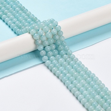 Grade A Natural Amazonite Beads Strands(G-C046-01A)-2