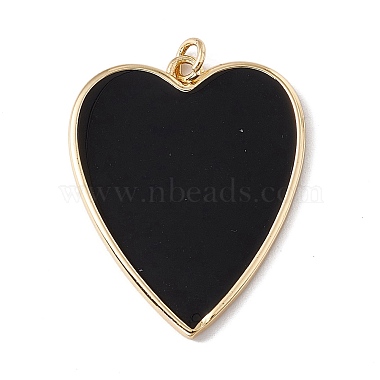 Brass Enamel Pendants(KK-G439-54G)-1