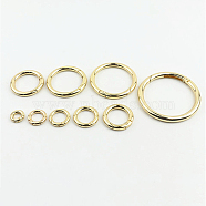 Alloy Spring Gate Rings, for Handbag Ornaments Decoration, Ring, Light Gold, 34.6x4.8mm, Hole: 25mm(X-PURS-PW0001-414E-LG)