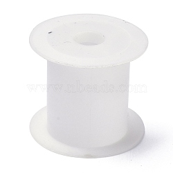 (Defective Closeout Sale), Plastic Empty Spools for Wire, Thread Bobbins, White, 4.8x4.2cm(TOOL-XCP0001-40)