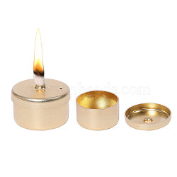 Brass Alcohol Burner, Cotton Cord, for Lab Supplies, Golden, 15~55x5~16mm(AJEW-WH0166-79G)