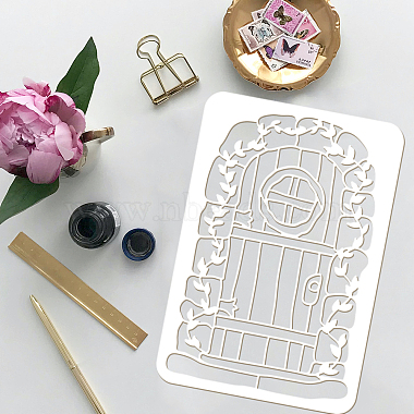Plastic Drawing Painting Stencils Templates(DIY-WH0396-0122)-3