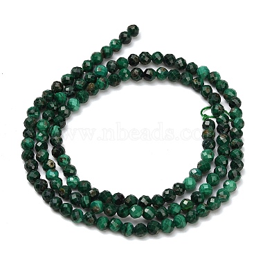 malachite naturelles brins de perles(X-G-C262-A02-3mm)-4