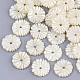 Perles de coquillage blanc naturel(X-SSHEL-R045-23)-1