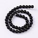 Dyed Natural Jade Round Bead Strands(G-O113-19-6mm)-2