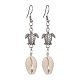 Natural Shell Dangle Earrings(EJEW-JE05442)-1