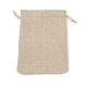 sacs de rangement rectangulaires en toile de jute(PW-WG24103-03)-1