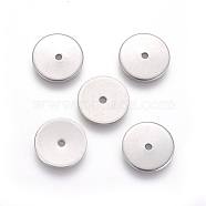 304 Stainless Steel Spacer Beads, Disc, Stainless Steel Color, 6x0.7mm, Hole: 1.1mm(STAS-G193-07A-P)