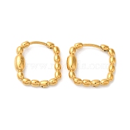 304 Stainless Steel Hoop Earrings, Snake, Real 18K Gold Plated, 17x16mm(EJEW-M261-01G-05)