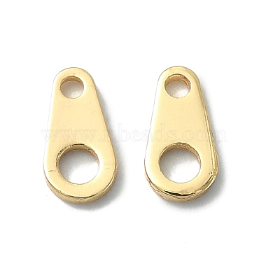 Real 18K Gold Plated Brass Chain Extender Connectors