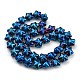 Full Plated Electroplate Glass Beads Strands(EGLA-G037-07A-FP01)-2