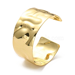 Rack Plating Brass Bangles, Lead Free & Cadmium Free, Long-Lasting Real 18K Gold Plated, Real 18K Gold Plated, Inner Diameter: 2-1/2 inch(6.4cm)(BJEW-D057-03G)