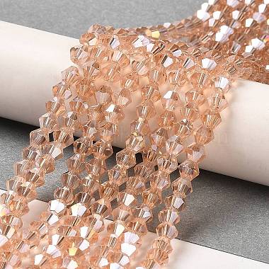 Transparent Electroplate Glass Beads Strands(GLAA-F029-2mm-A15)-4