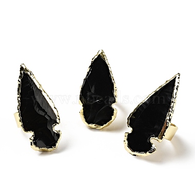 Obsidian Finger Rings