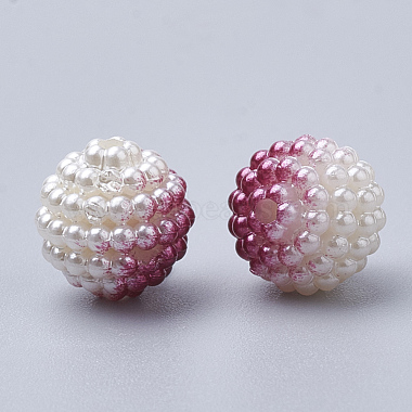 Abalorios de acrílico de la perla de imitación(OACR-T004-10mm-09)-2