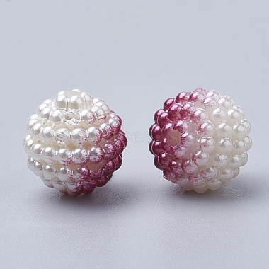 Imitation Pearl Acrylic Beads(OACR-T004-10mm-09)-2