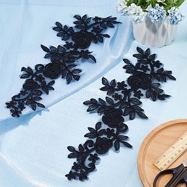 Polyester Embroidery Lace Appliques(DIY-WH0401-94B)-4