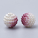 Imitation Pearl Acrylic Beads(OACR-T004-10mm-09)-2