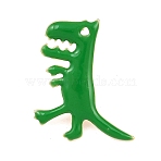 Animal Theme Enamel Pins, Alloy Lapel Pin Backs for Backpack Clothes, Golden, Dinosaur, 24.5x22mm(JEWB-Z046-02G-01)