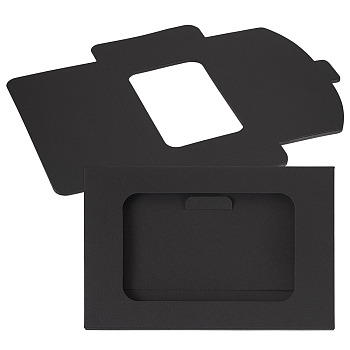 Blank Paper Envelopes Box, Rectangle, Black, 284x210x0.3mm, 10pcs/set