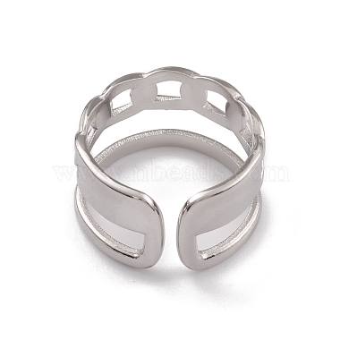 304 Stainless Steel Cuff Rings(RJEW-G285-83P)-3