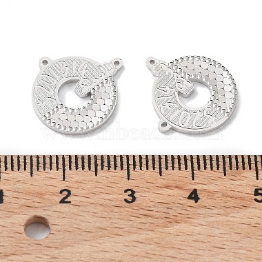 Rhodium Plated 925 Sterling Silver Charms(STER-C003-21P)-3