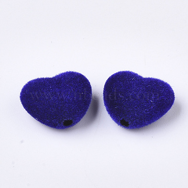 Flocky Acrylic Beads(FIND-T046-34-15)-2