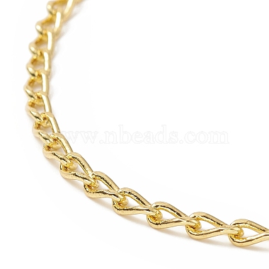 Electroplate Brass Teardrop Twisted Chains(CHC-XCP0001-35)-3