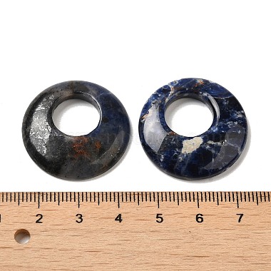 Natural Sodalite Pendants(G-T122-76L)-3